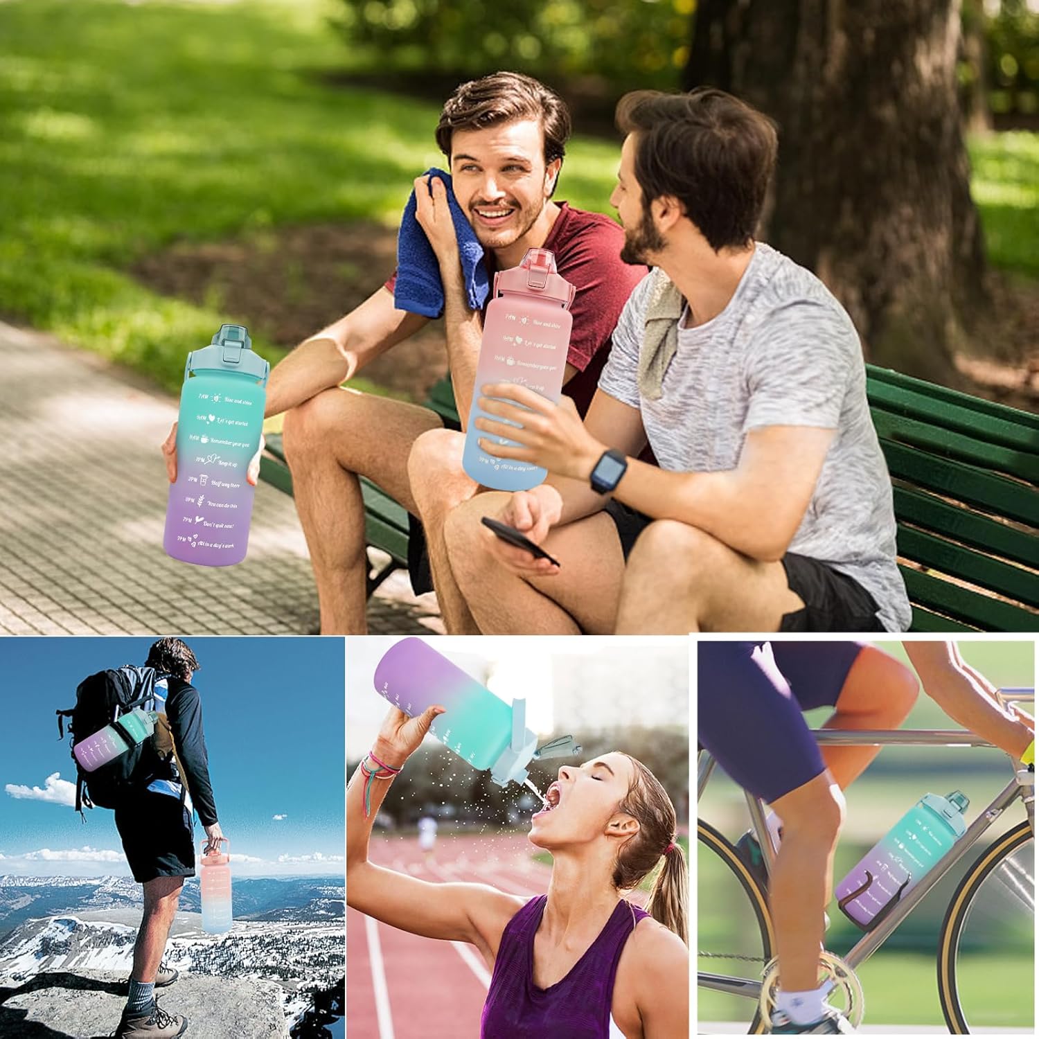 boca za vodu sa slamkom - 2l